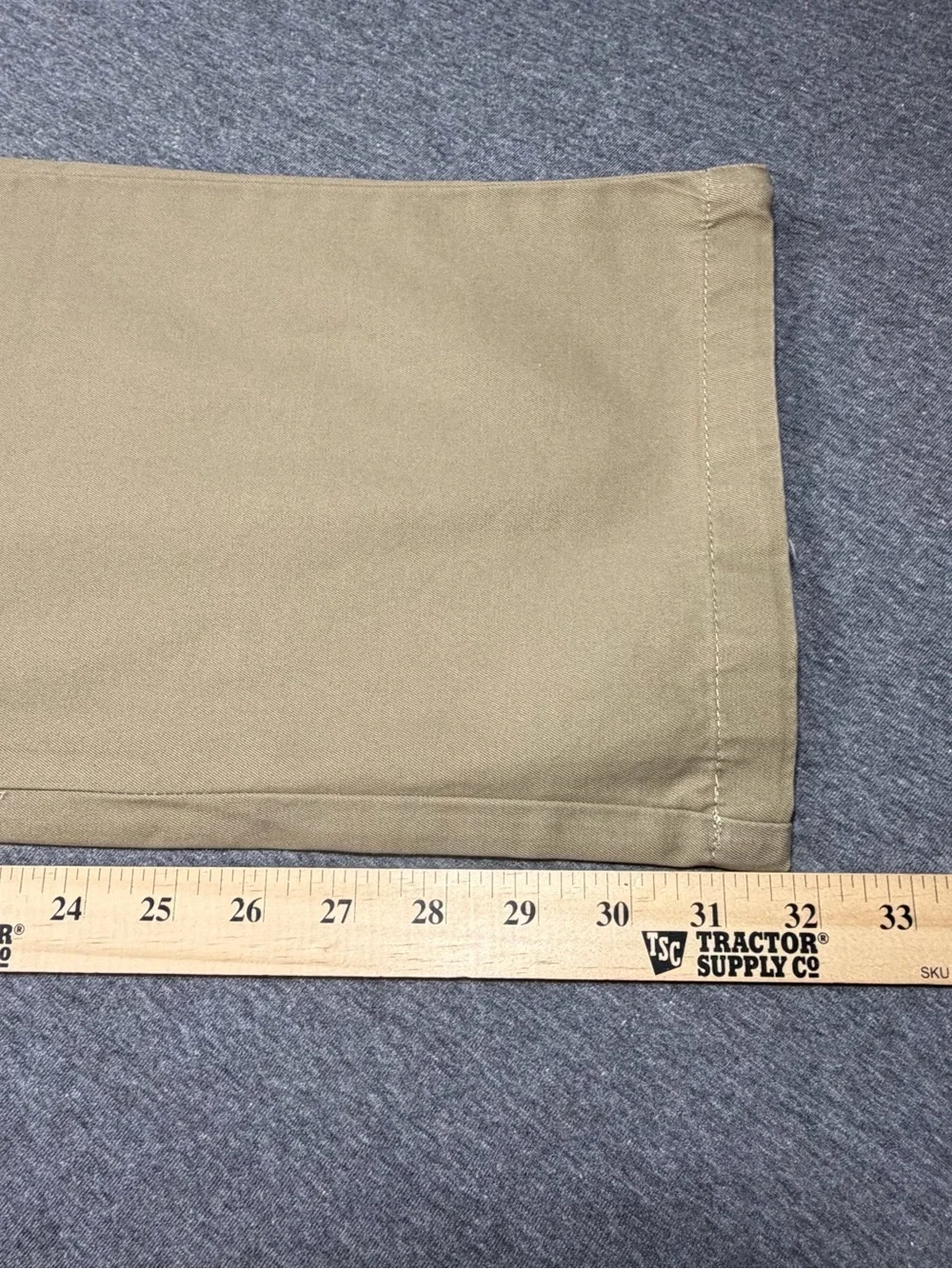 NEW Banana Republic Gavin Chino Pants Light Khaki Mens 34x32 Straight Fit Cotton